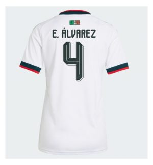 Mexico Edson Alvarez #4 Uit tenue Dames WK 2026 Korte Mouw Voetbalshirt