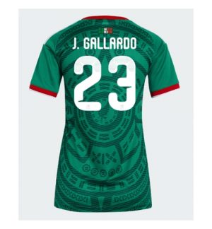 Mexico Jesus Gallardo #23 Thuis tenue Dames WK 2026 Korte Mouw Voetbalshirt