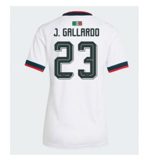Mexico Jesus Gallardo #23 Uit tenue Dames WK 2026 Korte Mouw Voetbalshirt