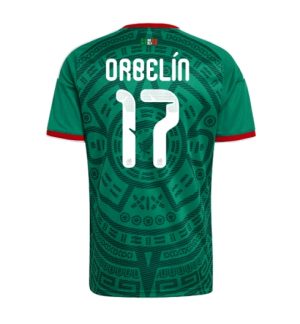 Mexico Orbelin Pineda #17 Thuis tenue WK 2026 Korte Mouw Voetbalshirt