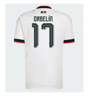 Mexico Orbelin Pineda #17 Uit tenue WK 2026 Korte Mouw Voetbalshirt