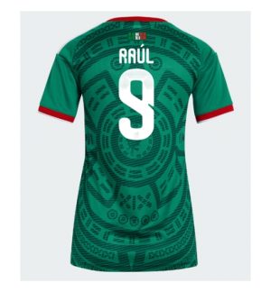 Mexico Raul Jimenez #9 Thuis tenue Dames WK 2026 Korte Mouw Voetbalshirt
