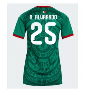 Mexico Roberto Alvarado #25 Thuis tenue Dames WK 2026 Korte Mouw Voetbalshirt