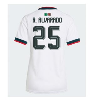Mexico Roberto Alvarado #25 Uit tenue Dames WK 2026 Korte Mouw Voetbalshirt
