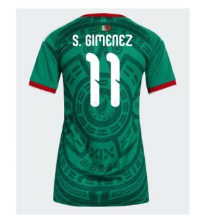 Mexico Santiago Gimenez #11 Thuis tenue Dames WK 2026 Korte Mouw Voetbalshirt