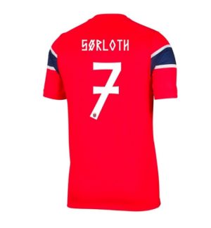 Noorwegen Alexander Sorloth #7 Thuis tenue WK 2026 Korte Mouw Voetbalshirt