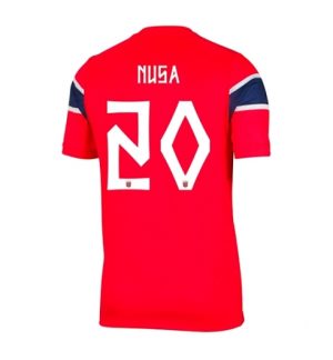 Noorwegen Antonio Nusa #20 Thuis tenue WK 2026 Korte Mouw Voetbalshirt
