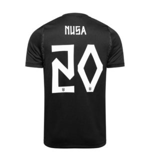 Noorwegen Antonio Nusa #20 Uit tenue WK 2026 Korte Mouw Voetbalshirt