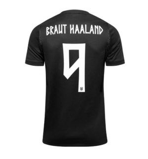 Noorwegen Erling Haaland #9 Uit tenue WK 2026 Korte Mouw Voetbalshirt