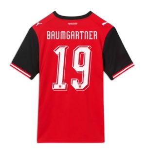 Oostenrijk Christoph Baumgartner #19 Thuis tenue WK 2026 Korte Mouw Voetbalshirt