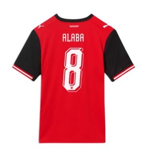 Oostenrijk David Alaba #8 Thuis tenue WK 2026 Korte Mouw Voetbalshirt