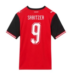Oostenrijk Marcel Sabitzer #9 Thuis tenue WK 2026 Korte Mouw Voetbalshirt