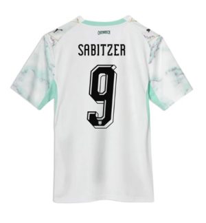 Oostenrijk Marcel Sabitzer #9 Uit tenue WK 2026 Korte Mouw Voetbalshirt