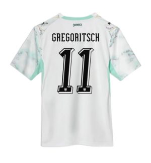 Oostenrijk Michael Gregoritsch #11 Uit tenue WK 2026 Korte Mouw Voetbalshirt