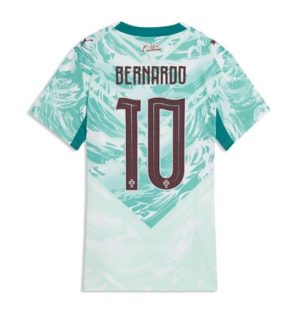 Portugal Bernardo Silva #10 Uit tenue Dames WK 2026 Korte Mouw Voetbalshirt
