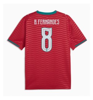Portugal Bruno Fernandes #8 Thuis tenue WK 2026 Korte Mouw Voetbalshirt