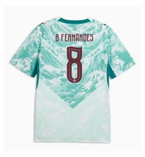 Portugal Bruno Fernandes #8 Uit tenue WK 2026 Korte Mouw Voetbalshirt