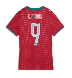 Portugal Goncalo Ramos #9 Thuis tenue Dames WK 2026 Korte Mouw Voetbalshirt