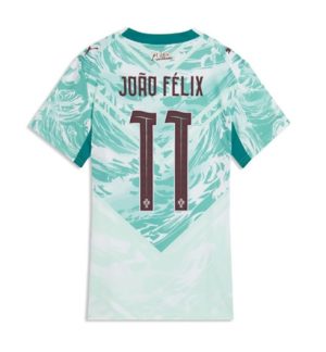 Portugal Joao Felix #11 Uit tenue Dames WK 2026 Korte Mouw Voetbalshirt