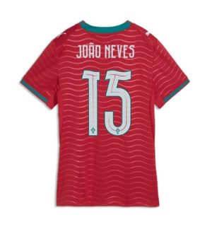 Portugal Joao Neves #15 Thuis tenue Dames WK 2026 Korte Mouw Voetbalshirt