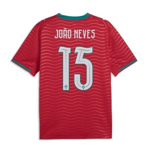 Portugal Joao Neves #15 Thuis tenue WK 2026 Korte Mouw Voetbalshirt