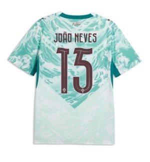 Portugal Joao Neves #15 Uit tenue WK 2026 Korte Mouw Voetbalshirt
