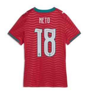 Portugal Pedro Neto #18 Thuis tenue Dames WK 2026 Korte Mouw Voetbalshirt