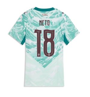 Portugal Pedro Neto #18 Uit tenue Dames WK 2026 Korte Mouw Voetbalshirt