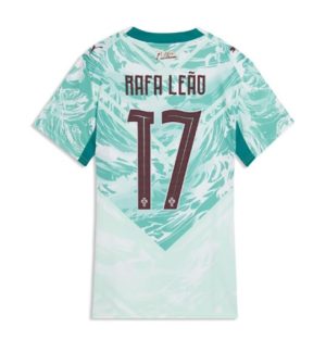 Portugal Rafael Leao #17 Uit tenue Dames WK 2026 Korte Mouw Voetbalshirt