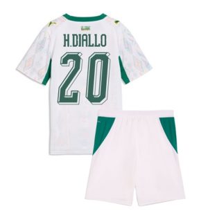 Senegal Habib Diallo #20 Thuis tenue Kids WK 2026 Voetbalshirt + Shorts Set