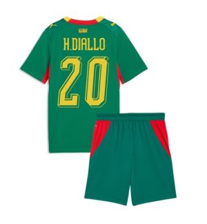 Senegal Habib Diallo #20 Uit tenue Kids WK 2026 Voetbalshirt + Shorts Set