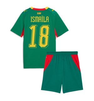 Senegal Ismaila Sarr #18 Uit tenue Kids WK 2026 Voetbalshirt + Shorts Set