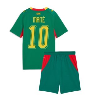 Senegal Sadio Mane #10 Uit tenue Kids WK 2026 Voetbalshirt + Shorts Set