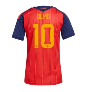 Spanje Dani Olmo #10 Thuis tenue Dames WK 2026 Korte Mouw Voetbalshirt
