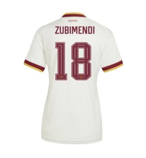 Spanje Martin Zubimendi #18 Uit tenue Dames WK 2026 Korte Mouw Voetbalshirt
