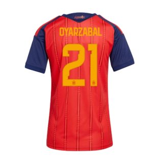 Spanje Mikel Oyarzabal #21 Thuis tenue Dames WK 2026 Korte Mouw Voetbalshirt
