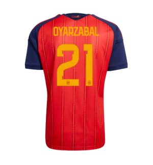 Spanje Mikel Oyarzabal #21 Thuis tenue WK 2026 Korte Mouw Voetbalshirt