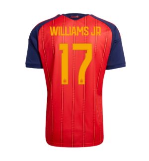 Spanje Nico Williams #17 Thuis tenue WK 2026 Korte Mouw Voetbalshirt