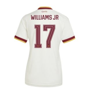 Spanje Nico Williams #17 Uit tenue Dames WK 2026 Korte Mouw Voetbalshirt