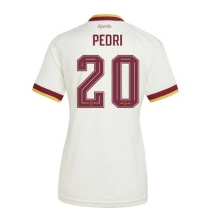 Spanje Pedri Gonzalez #20 Uit tenue Dames WK 2026 Korte Mouw Voetbalshirt