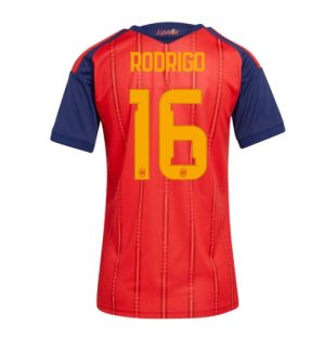 Spanje Rodri Hernandez #16 Thuis tenue Dames WK 2026 Korte Mouw Voetbalshirt