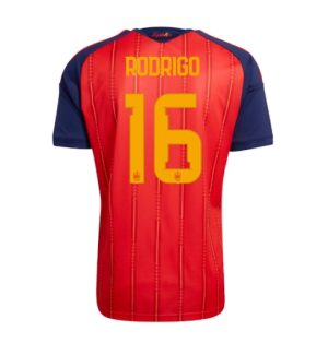 Spanje Rodri Hernandez #16 Thuis tenue WK 2026 Korte Mouw Voetbalshirt