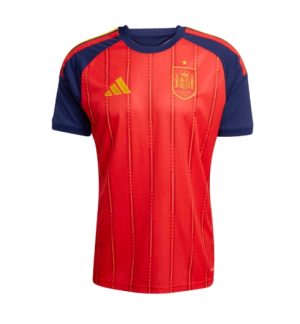 Spanje Thuis tenue WK 2026 Korte Mouw Voetbalshirt Spanje Thuis tenue WK 2026 Korte Mouw Voetbalshirt