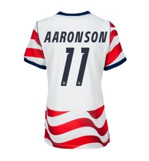 Verenigde Staten Brenden Aaronson #11 Thuis tenue Dames WK 2026 Korte Mouw Voetbalshirt