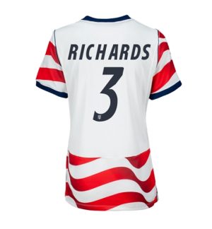 Verenigde Staten Chris Richards #3 Thuis tenue Dames WK 2026 Korte Mouw Voetbalshirt
