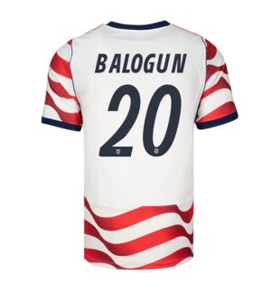 Verenigde Staten Folarin Balogun #20 Thuis tenue WK 2026 Korte Mouw Voetbalshirt