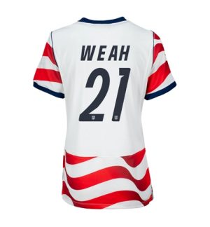 Verenigde Staten Timothy Weah #21 Thuis tenue Dames WK 2026 Korte Mouw Voetbalshirt