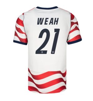 Verenigde Staten Timothy Weah #21 Thuis tenue WK 2026 Korte Mouw Voetbalshirt