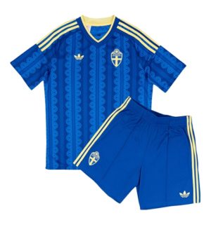 Zweden Uit tenue Kids WK 2026 Voetbalshirt + Shorts Set