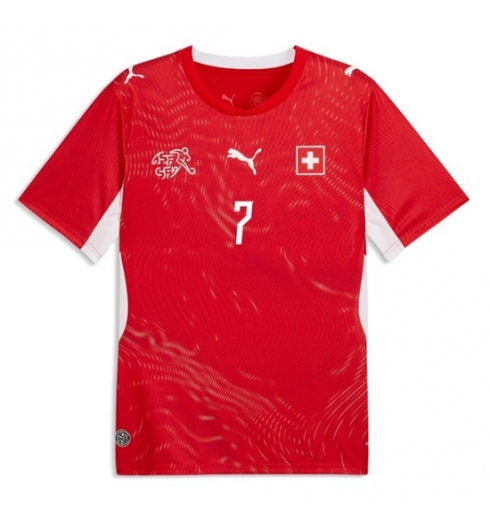 Zwitserland Breel Embolo #7 Thuis tenue WK 2026 Korte Mouw Voetbalshirt 2 Zwitserland Breel Embolo #7 Thuis tenue WK 2026 Korte Mouw Voetbalshirt 2